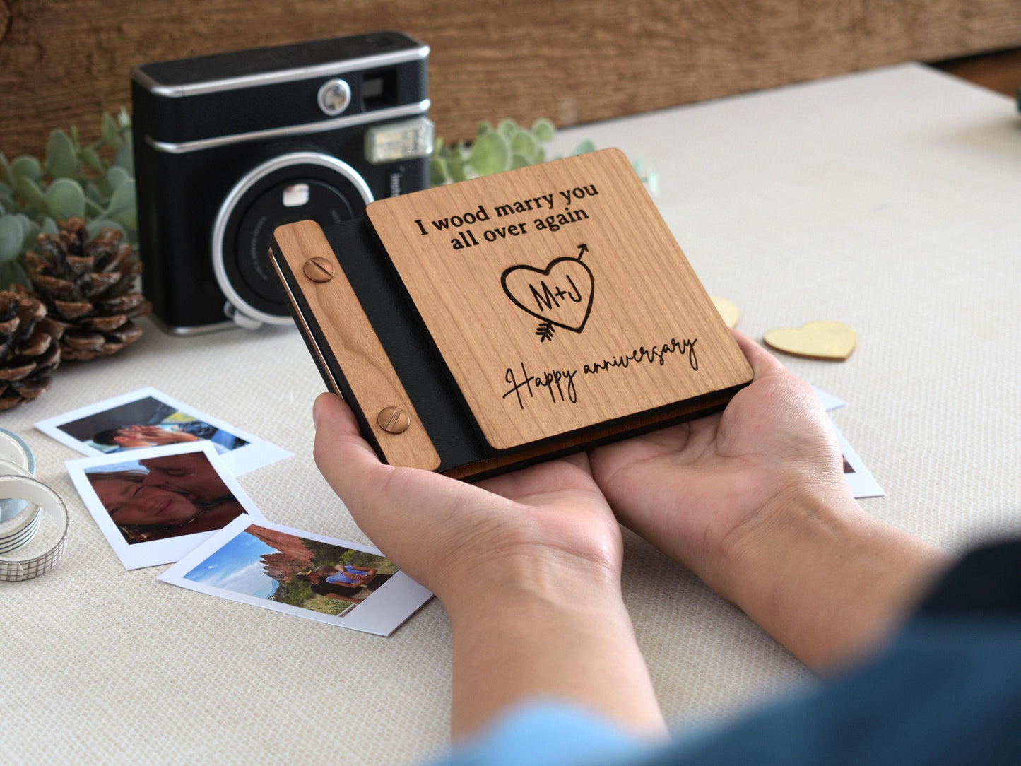 Mini Anniversary Photo Book, Valentines Gift for him, Personalized Anniversary Gift for her, Couples gift, Birthday Gifts for Boyfriend, gifts for him, scrapbook, gift for her, gift for him, boyfriend gift, anniversary gift, photo album, valentines gift, personalized gift, couples gift, gift for boyfriend, instant photo, gift for husband, mini photo book, mini photo album, mini book