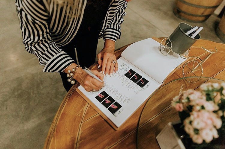 Letters to the Groom Gift, Wedding Gift, Engagement gift, Polaroid Guest Book