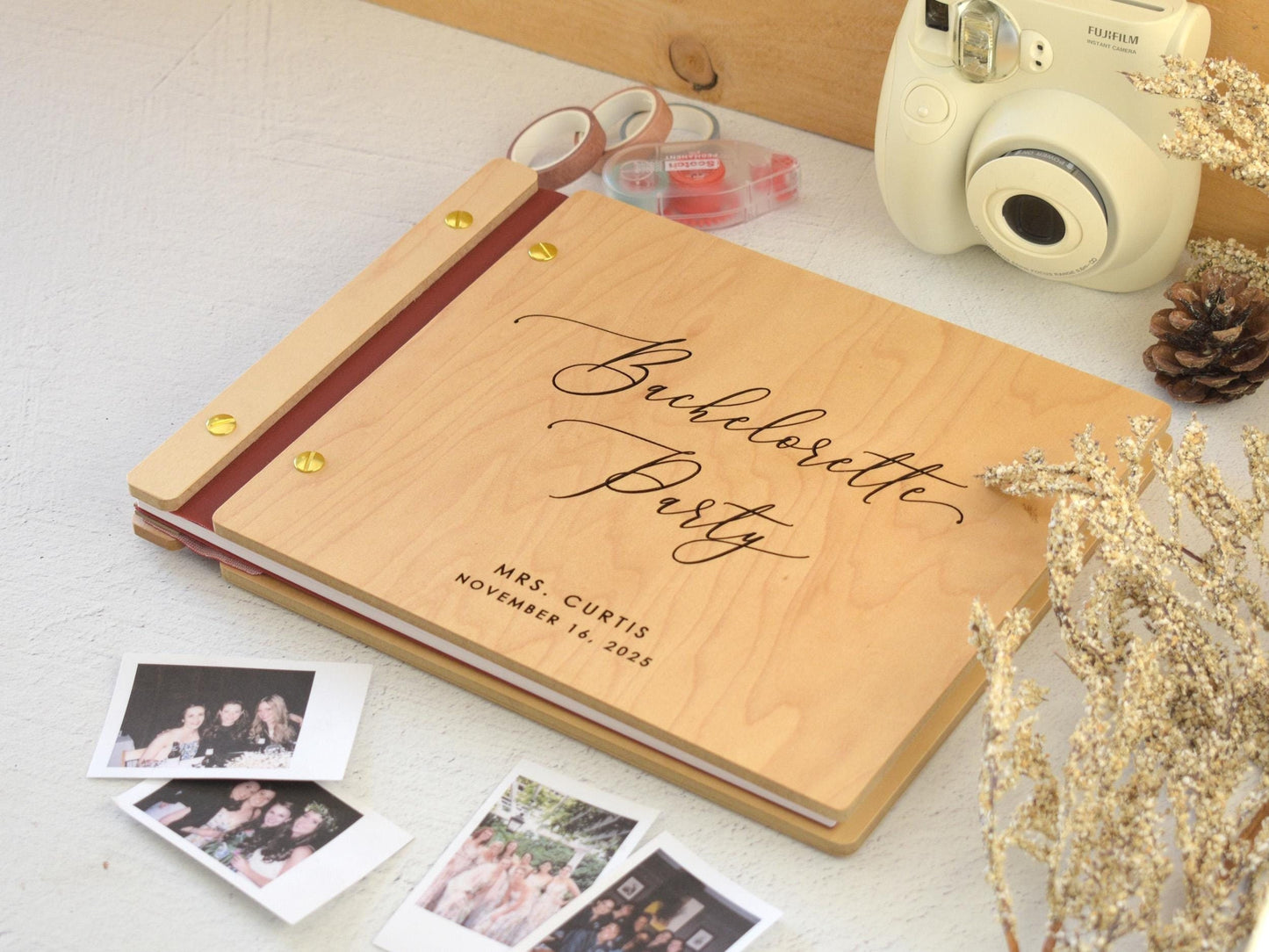 Bachelorette Party Scrapbook, Letters to the Bride Book, Bridal Shower Gift, Wedding Gifts, Bachelorette Gifts, Bride Gift, Bridesmaid Gifts