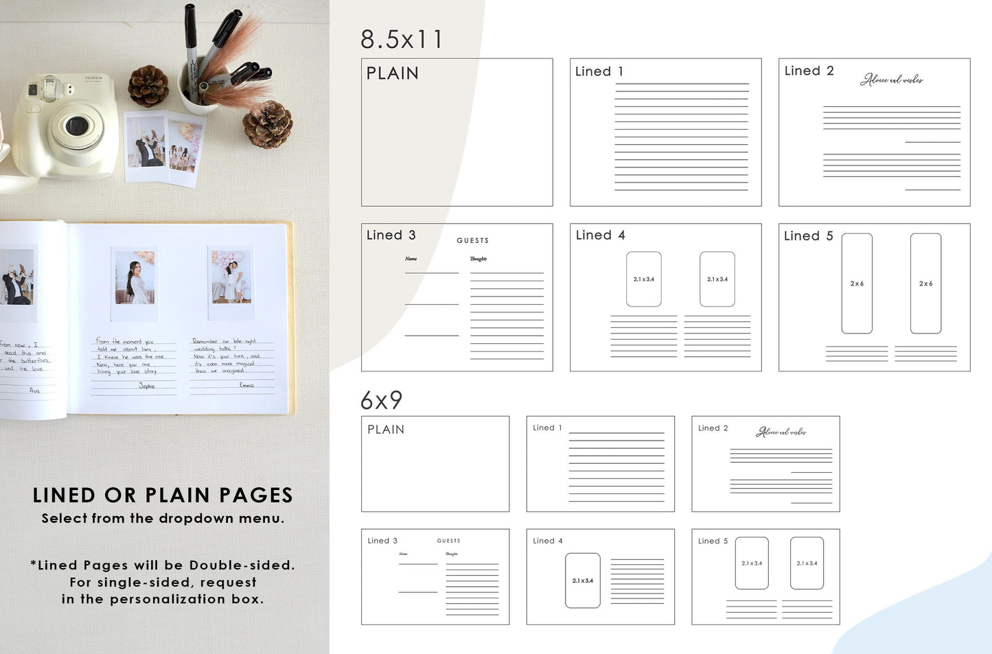 Personalized Letters to the bride Book, Bridal Shower Gift