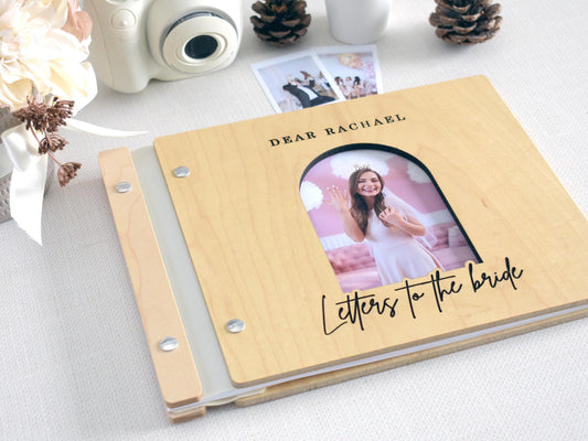 Personalized Letters to the bride Book, Bridal Shower Gift, Wedding Gifts, Bride Book, Bride Gift, Advice for the Bride to be Scrapbook
