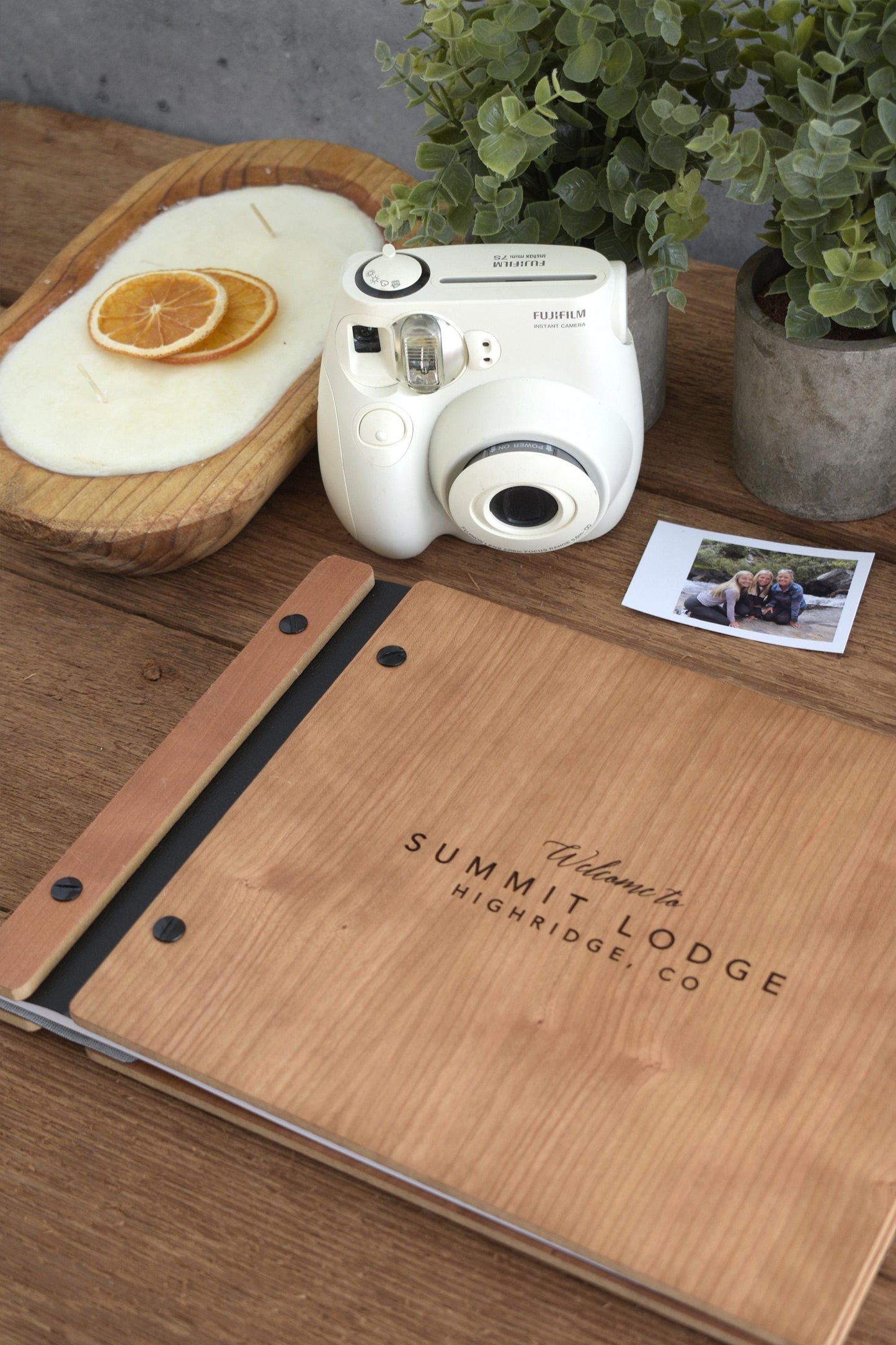 Wooden Airbnb Guest Book, Airbnb Welcome Book for Cabin Lodge & Vacation Rental Home Guest book, New House Guest Book, Housewarming Gift