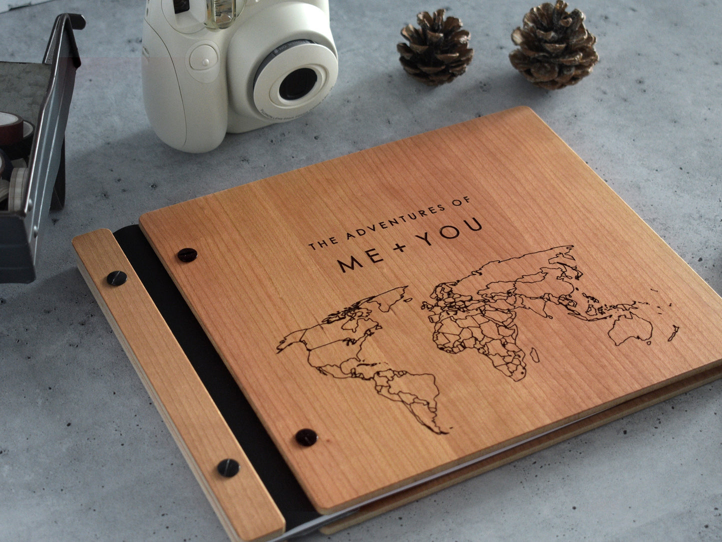 Adventure Book Scrapbook Couples Gift for Boyfriend