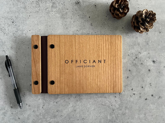 Personalized Officiant Book