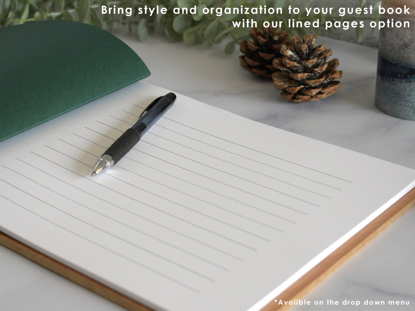 Custom Engraved Wooden Officiant Book