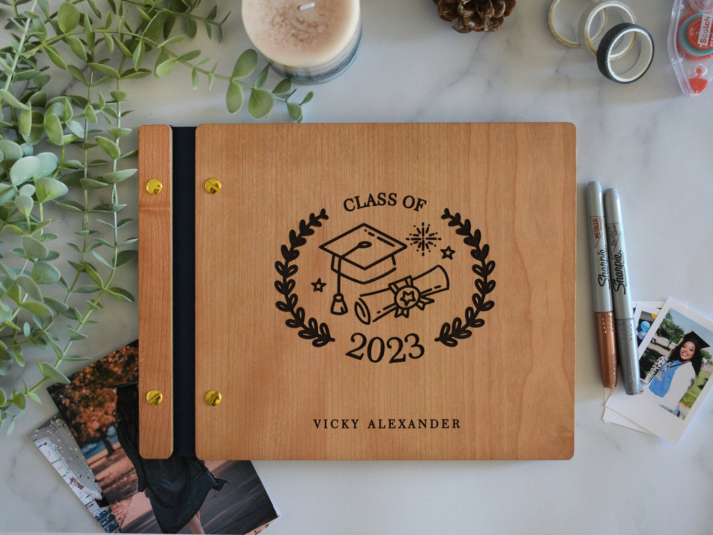 Graduation Guest Book 2025 Grad Gift Photo Album