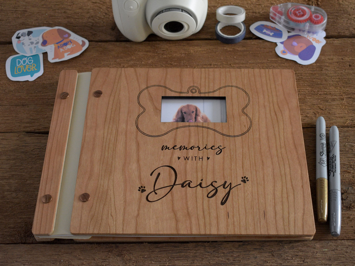 Dog Scrapbook Album Pet Lover Gift Keepsake Gifts for Dog Lovers