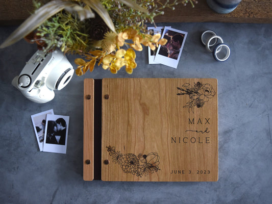 Boho Wedding Guest Book - Perfect for Photos, Heartfelt Messages, Photobooth, Wedding Album
