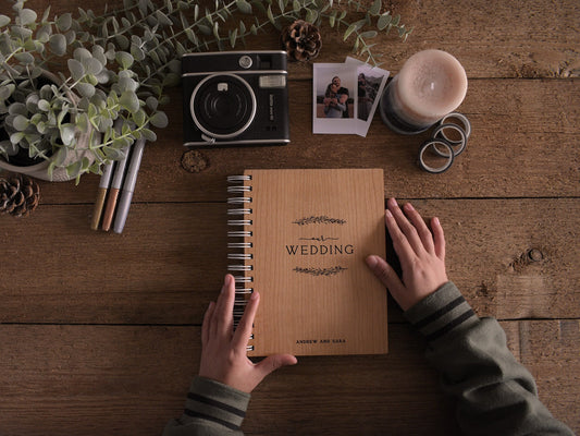 Our Wedding Planner Book / Floral Custom Wedding Planner