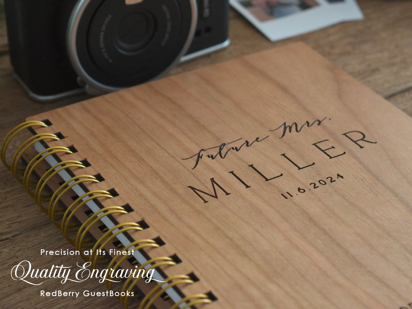 Our Wedding Planner Book Elegan Custom Wooden Wedding Planner