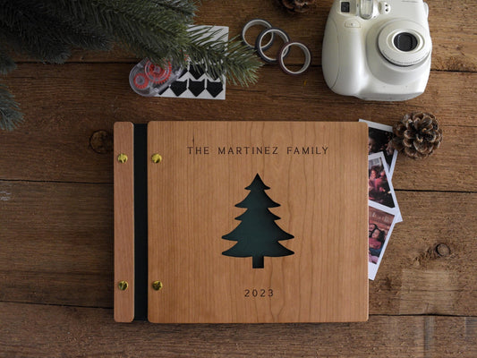 Christmas Tree Photo Album Holiday Scrapbook Gifts