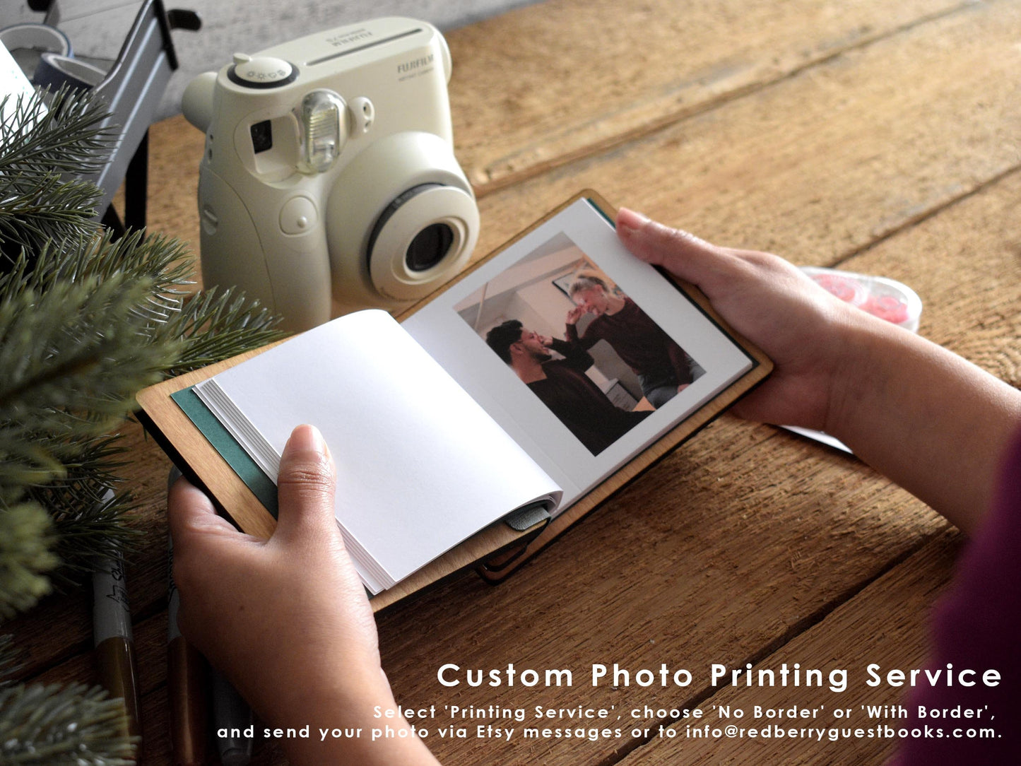 Fun Mother's Day Wooden Mini Photo Book