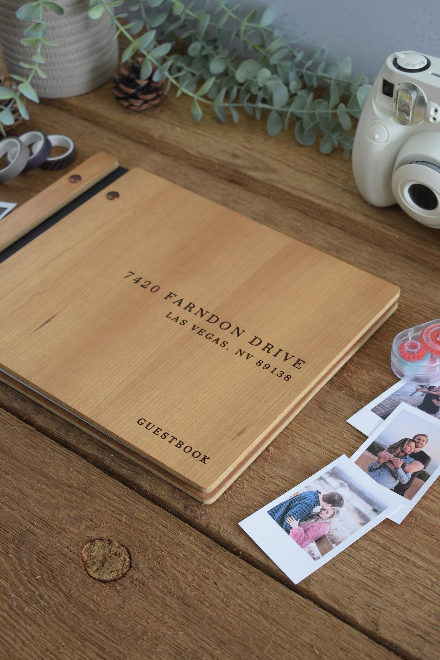 Modern Airbnb Guest Book Elegant & Sleek Guestbook Welcome Book New Home Memory Book