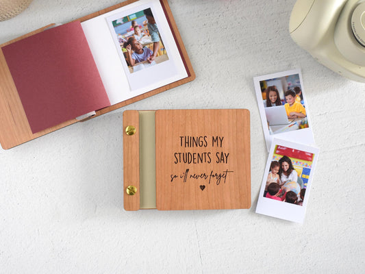 Personalized Mini Keepsake Book - Things My Students Say