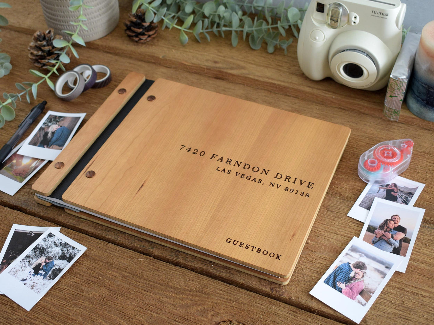 Modern Airbnb Guest Book Elegant & Sleek Guestbook Welcome Book New Home Memory Book