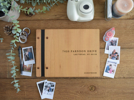 Modern Airbnb Guest Book Elegant & Sleek Guestbook Welcome Book New Home Memory Book