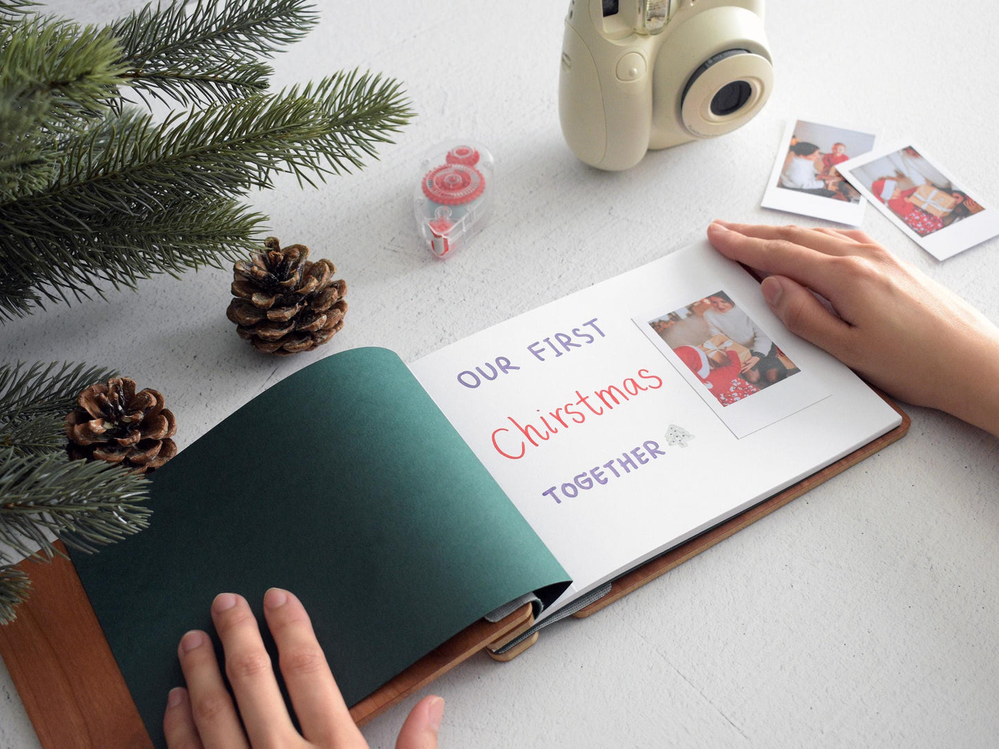 Our Story Anniversary Gift for her, Adventure Book Gift for him, Adventure Scrapbook, Boyfriend Gift