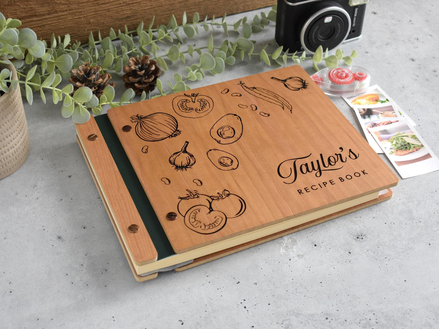 Personalized Recipe Book Binder, Christmas Gift for Mom, Custom Cookbook, Birthday Gift For Mom, Mother Family Cookbook Baking Gifts for Her