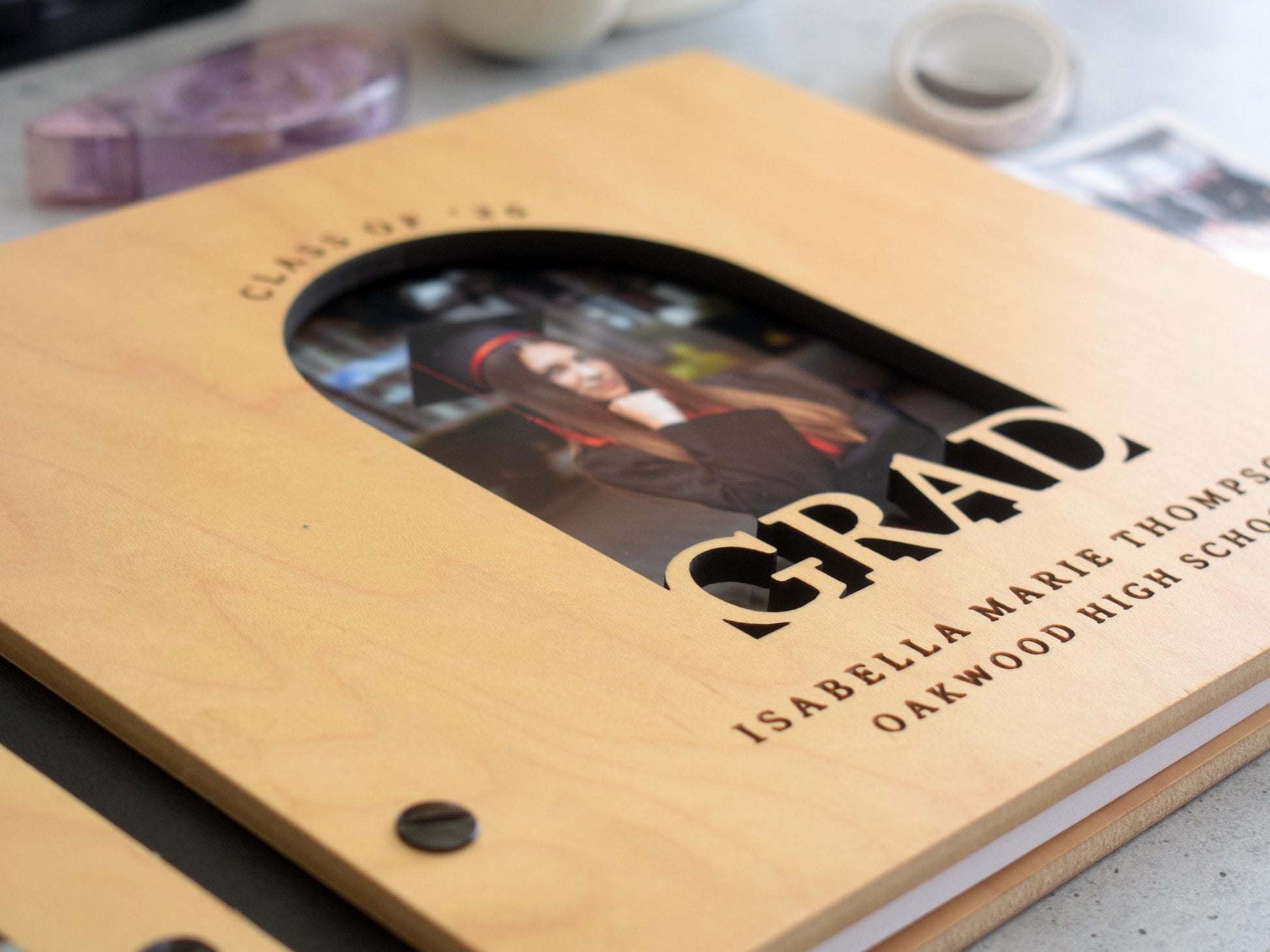 Custom Graduation Guest Book, Polaroid Photo Album, 2026 High School Grad College Grad Graduation Party Sign In Book, Graduation Gift