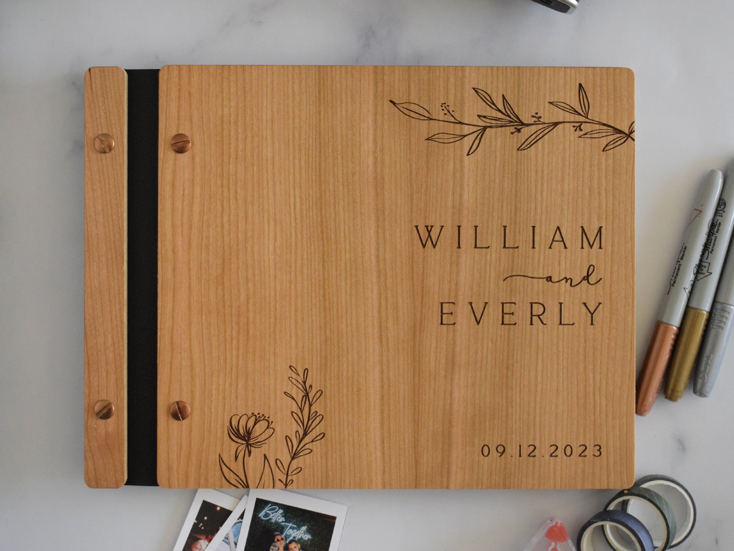 Spring Wedding Guest Book
