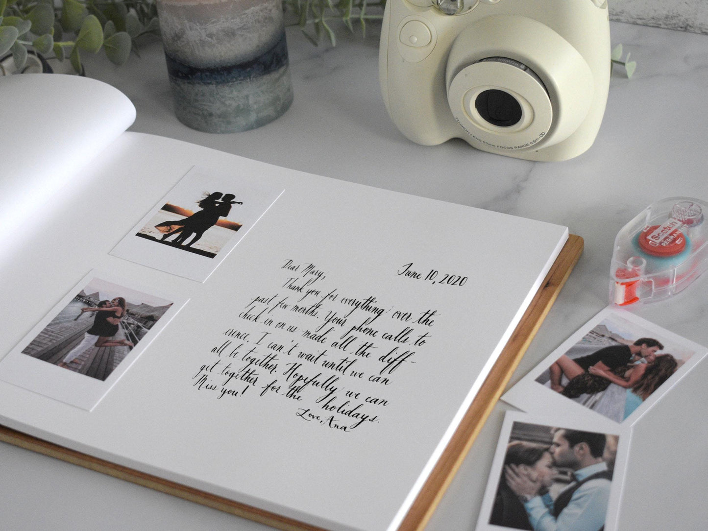 Our Adventure Book Scrapbook Valentines Gift for Boyfriend