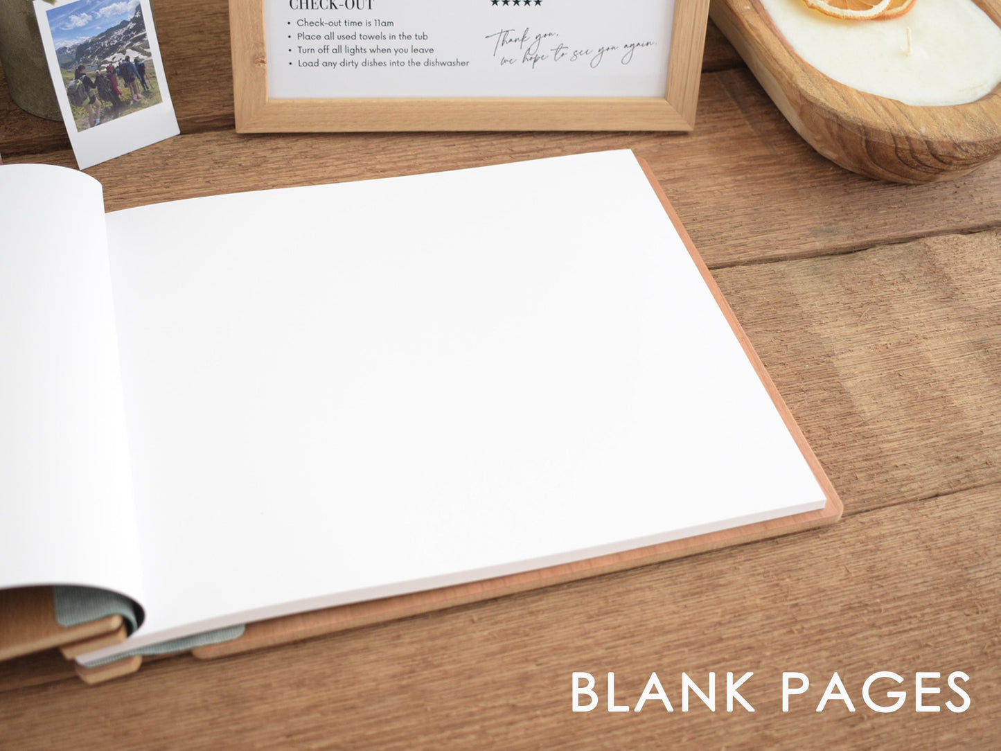 Pine Tree Airbnb Guest Book, Airbnb Welcome Book, Housewarming Gift