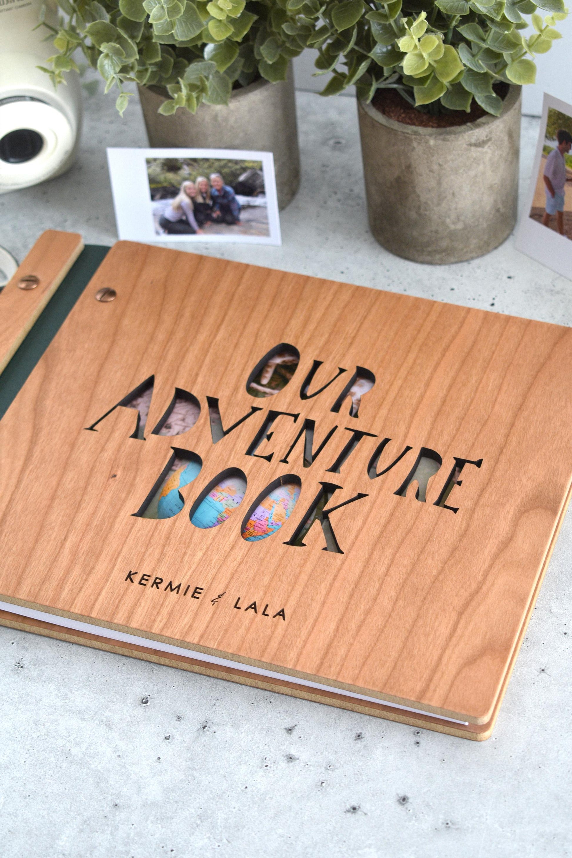 Adventure Book Scrapbook Valentines Gift for him, Personalized Anniversary Gift for her, Travel Scrapbook, Couples gift, Gifts for Boyfriend