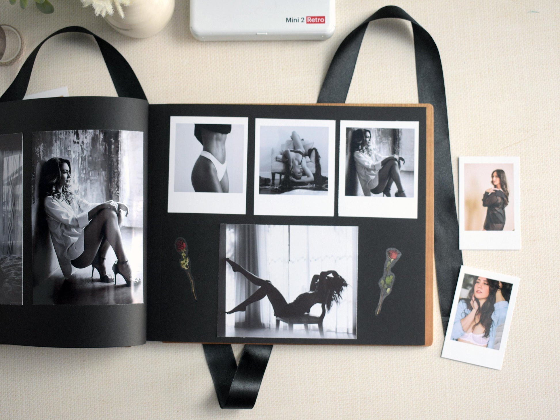 Custom Boudoir Photo Album, Boudoir Book Gift for him, Romantic Valentines Gift for Boyfriend, Wedding Gift for Husband