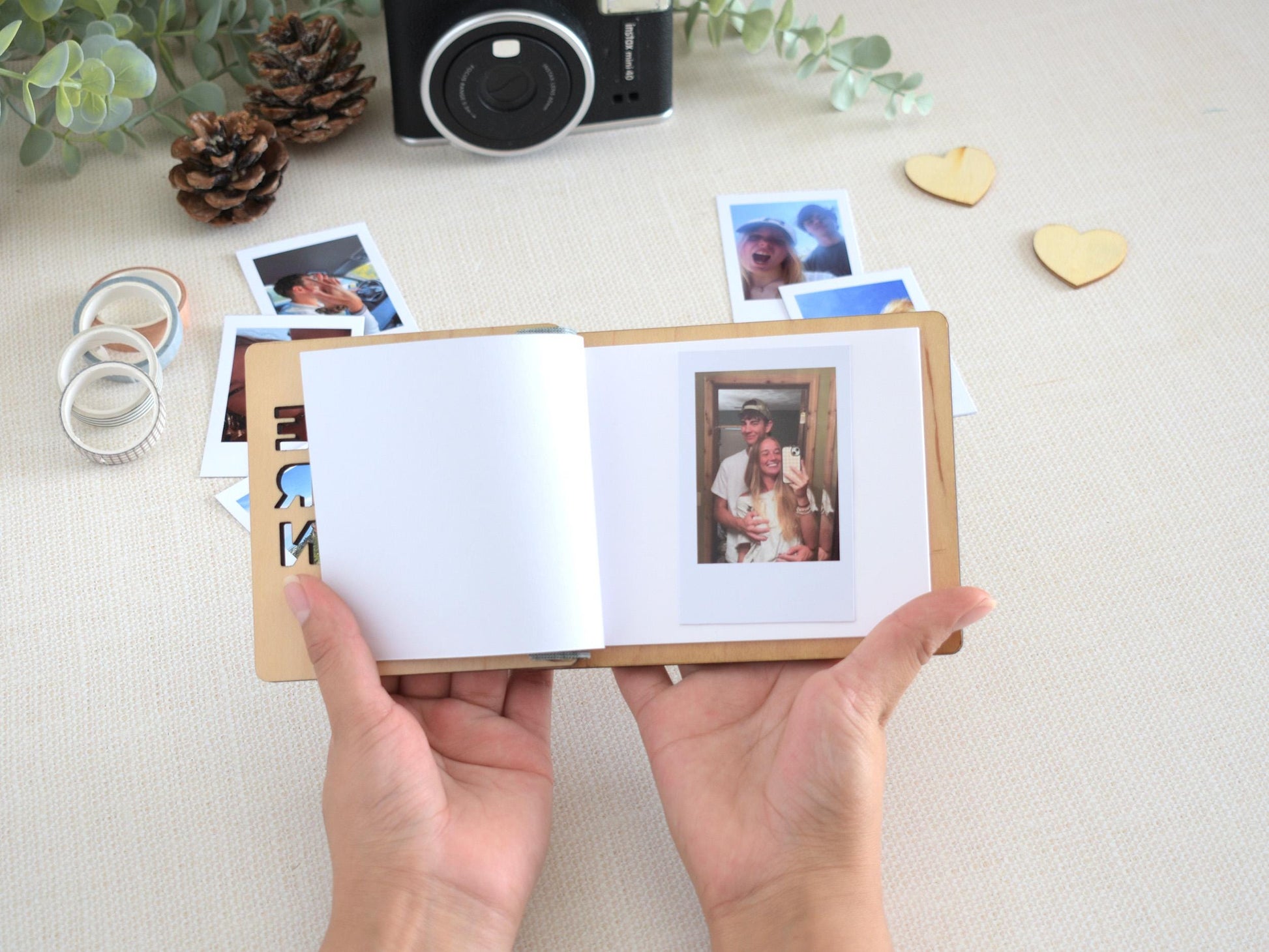 Mini Anniversary Photo Book, Valentines Gift for him, Personalized Anniversary Gift for her, Couples gift, Birthday Gifts for Boyfriend, gifts for him, scrapbook, gift for her, gift for him, boyfriend gift, anniversary gift, photo album, valentines gift, personalized gift, couples gift, gift for boyfriend, instant photo, gift for husband, mini photo book, mini photo album, mini book