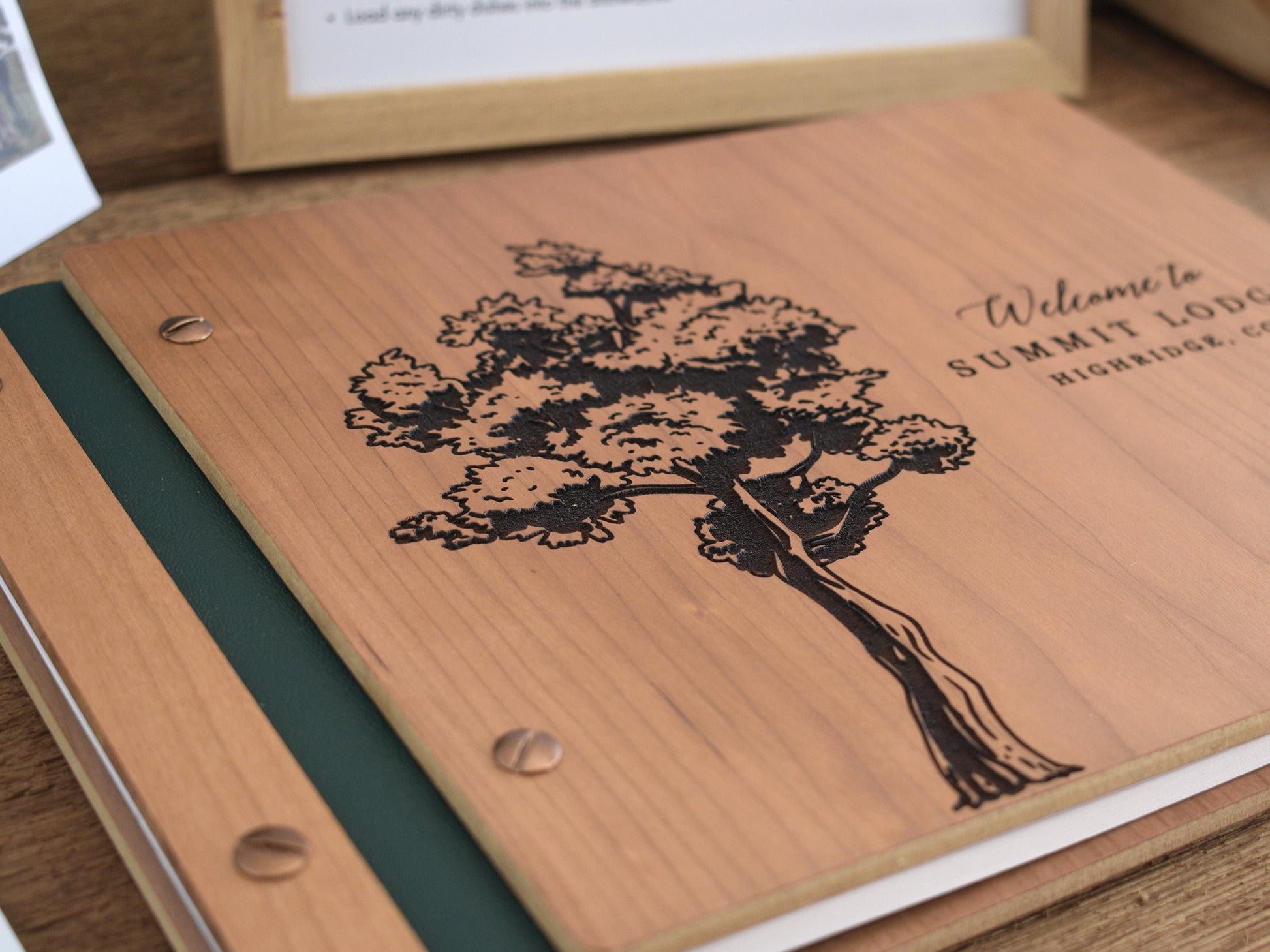 Rustic Airbnb Guest Book, Airbnb Welcome Book for Cabin Lodge & Vacation Rental Home Guest book, New House Guest Book, Housewarming Gift