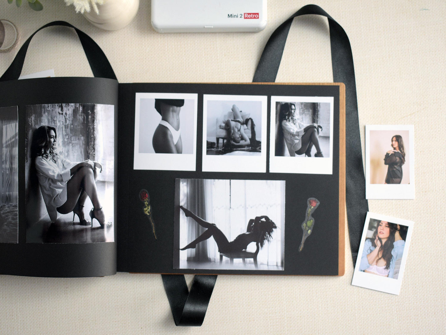 Custom Boudoir Photo Album, Boudoir Book Gift for him, Romantic Valentines Gift for Boyfriend, Wedding Gift for Husband