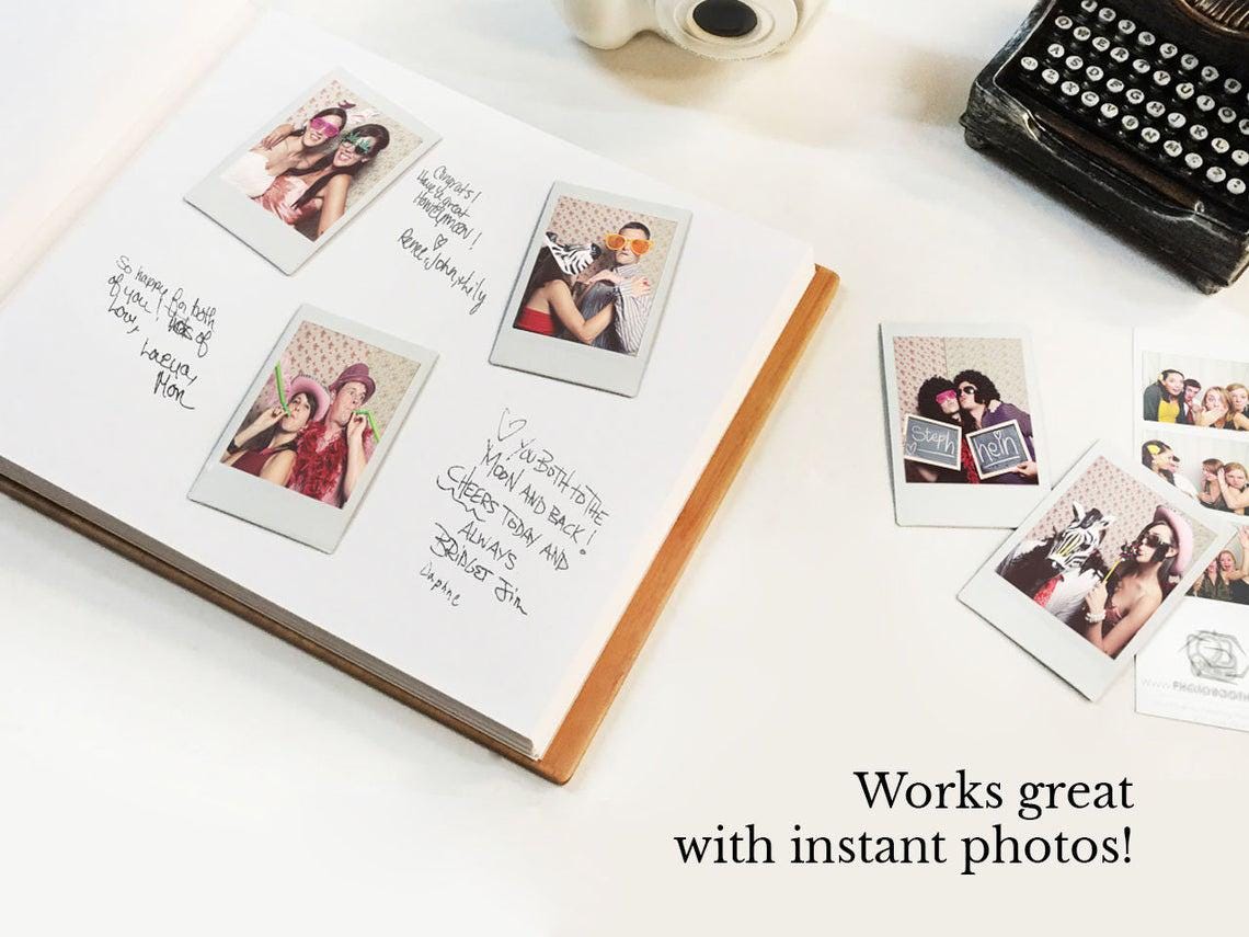 Personalized Letters to the Groom Gift, Wedding Gift, Letters to the Bride Book, Bridal Shower Gift, Engagement gift, Polaroid Guest Book