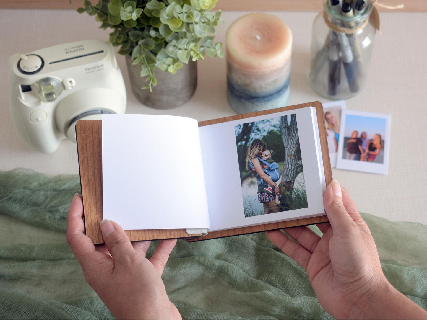 Mini Photo Book for Mom, Custom Photo Print Album, Personalized First Mothers Day Gift, Baby Shower Gift for New Mom