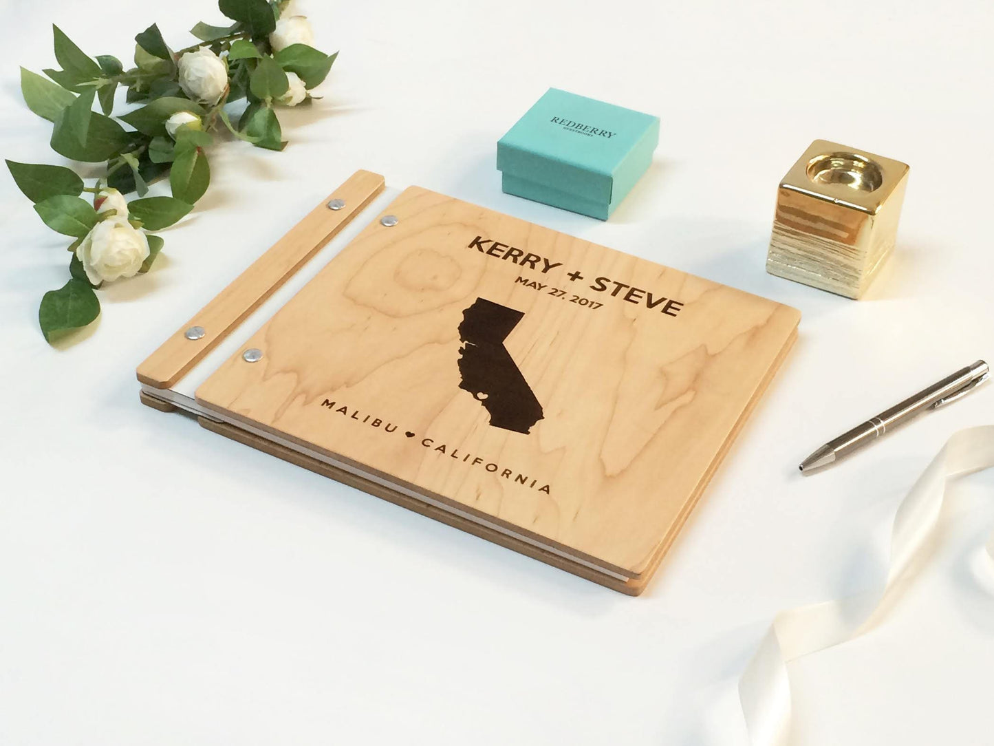 California Wedding Book Destination Wedding Guest Book