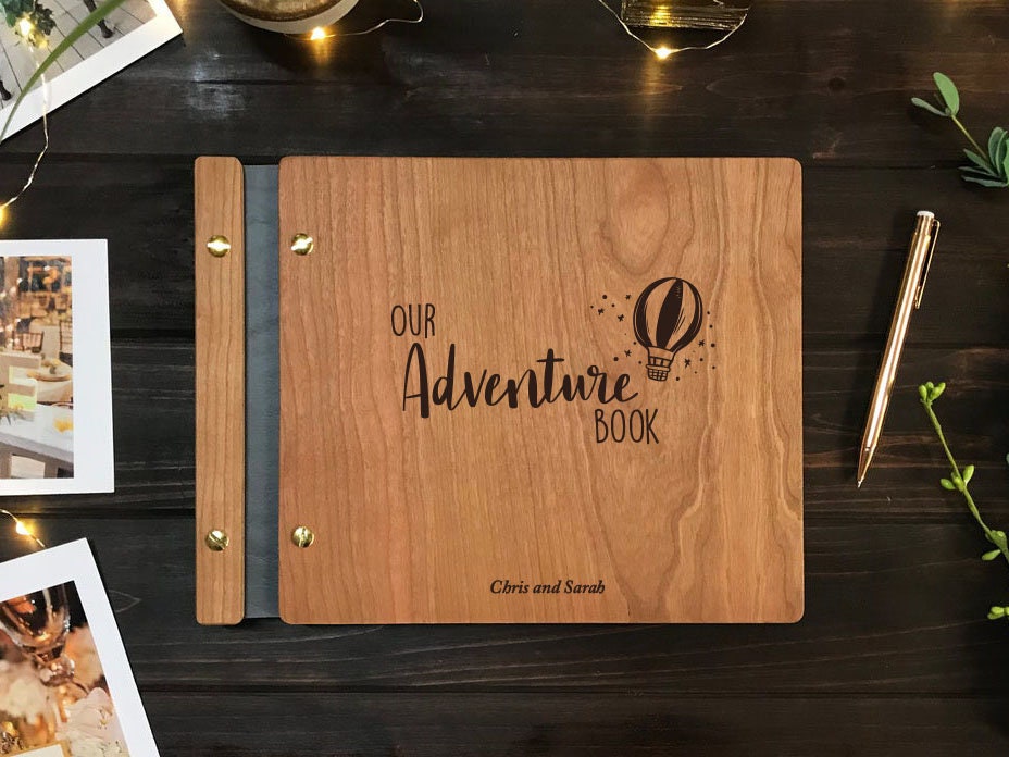 Balloon Adventure Book Scrapbook valentines Scrapbook Gift