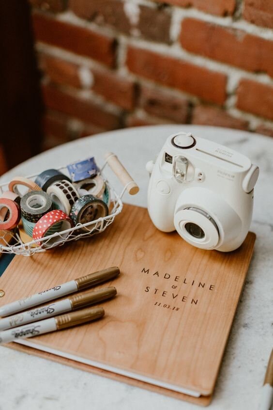 Midwest/Michigan Wedding Guest Book Photo Booth Album