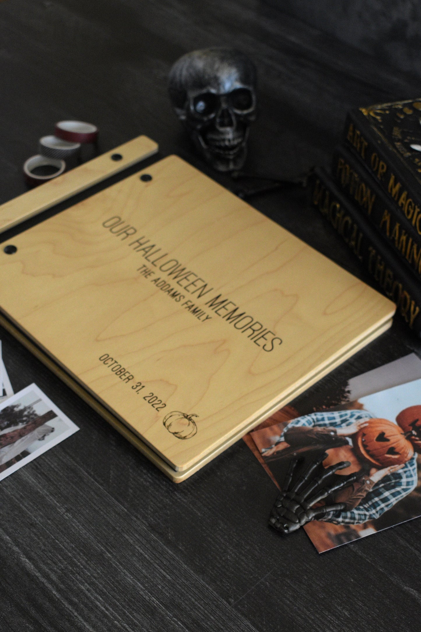 Halloween Memory Book, Scrapbook, Family Photo Album