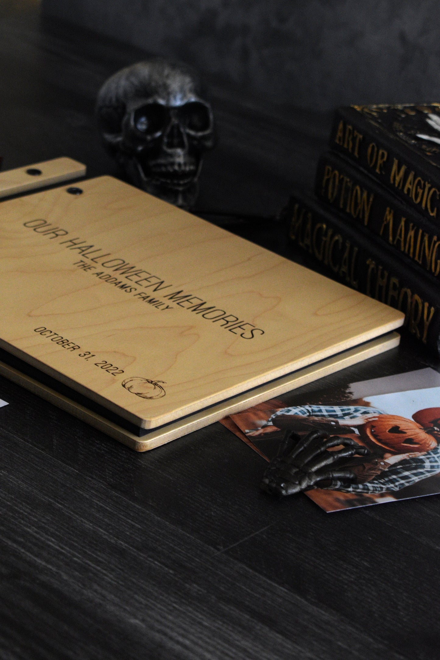 Halloween Memory Book, Scrapbook, Family Photo Album