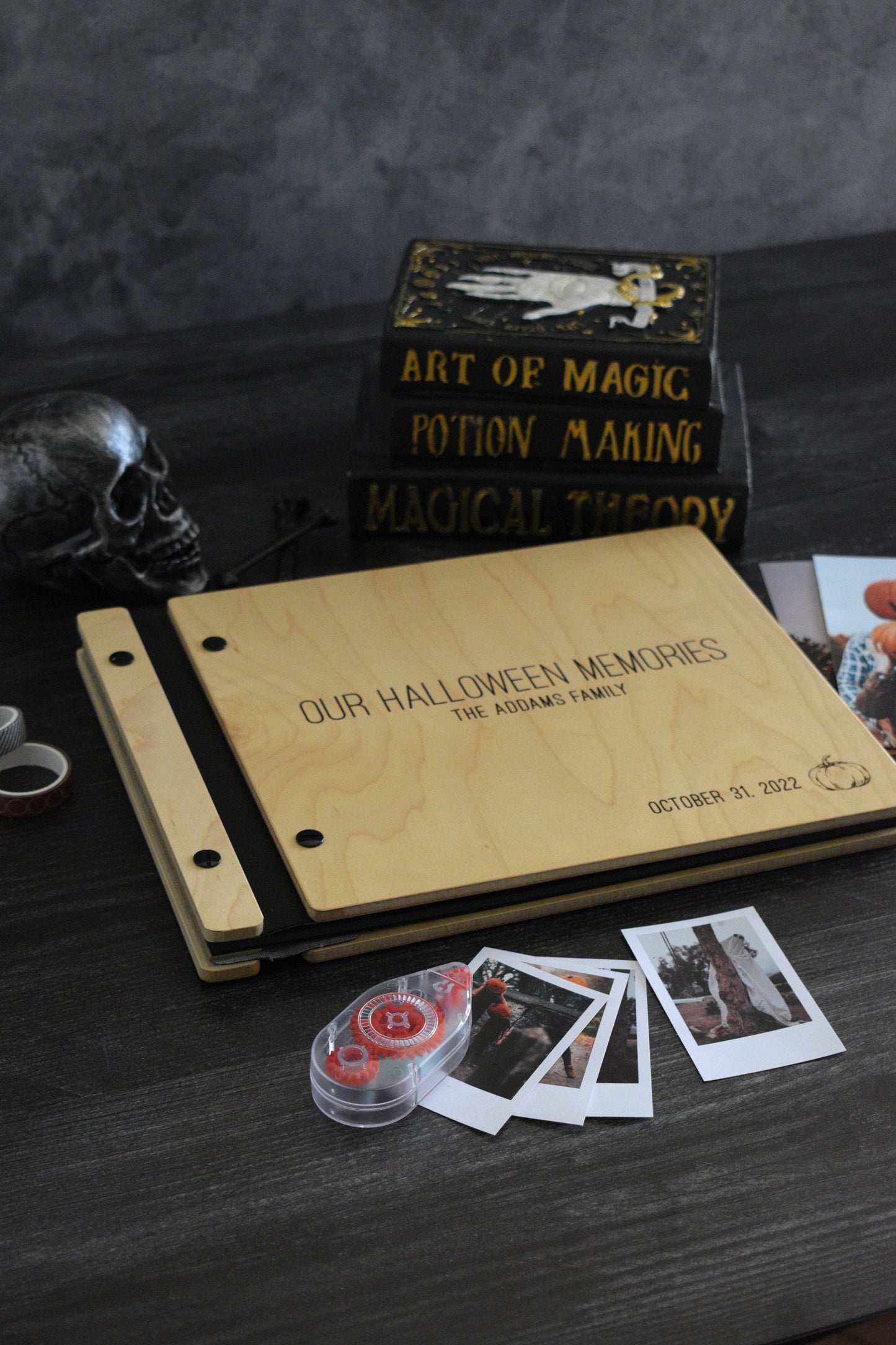 Halloween Memory Book, Scrapbook, Family Photo Album