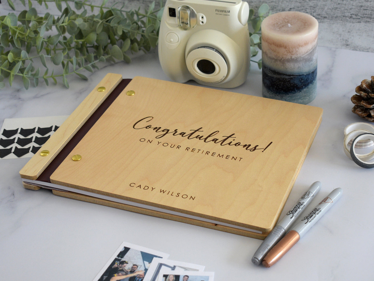 Retirement guest book, congratulations on your retirement!