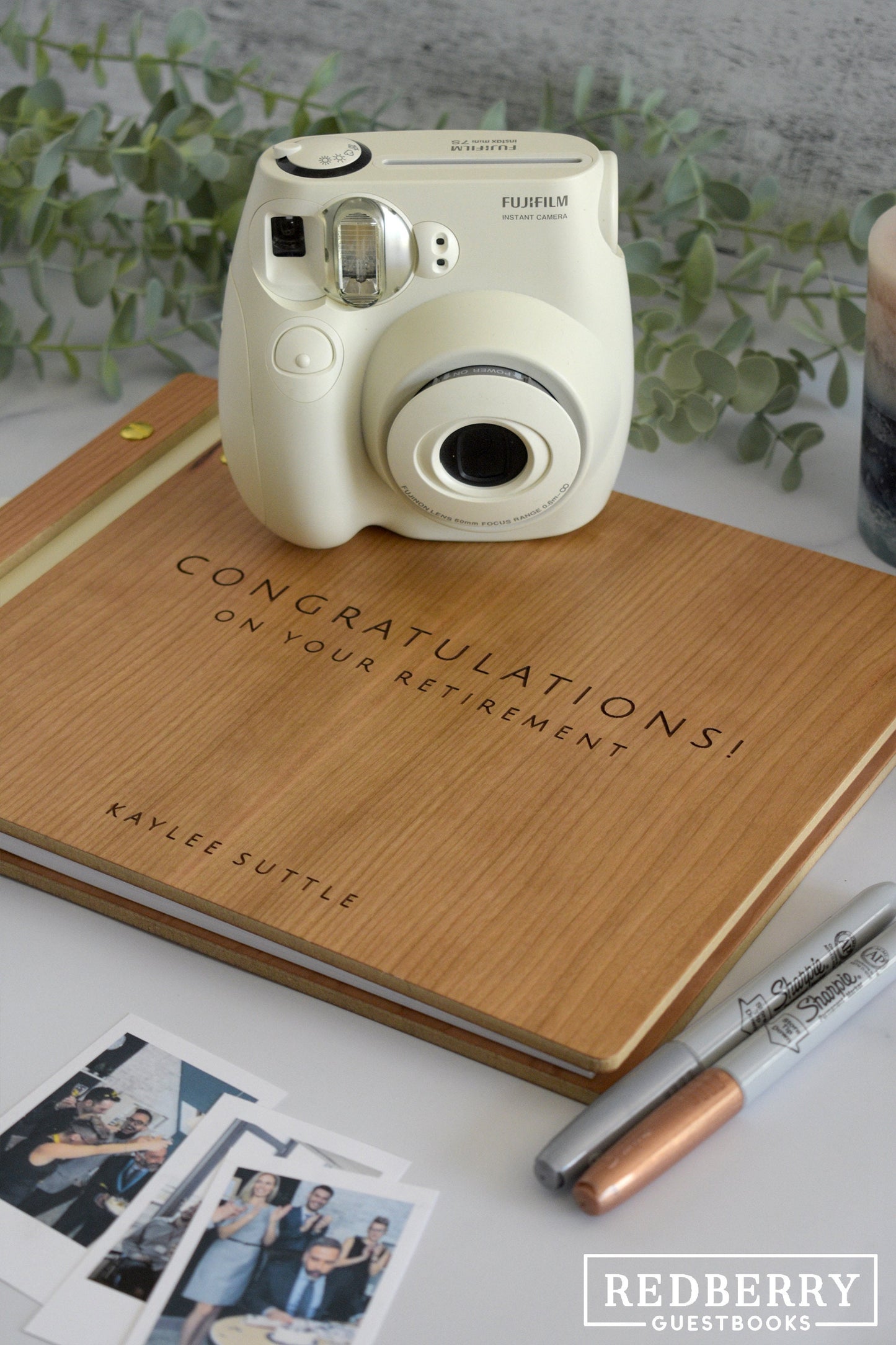 Retirement Memory Book  Gift "Congratulations on your Retirement!"