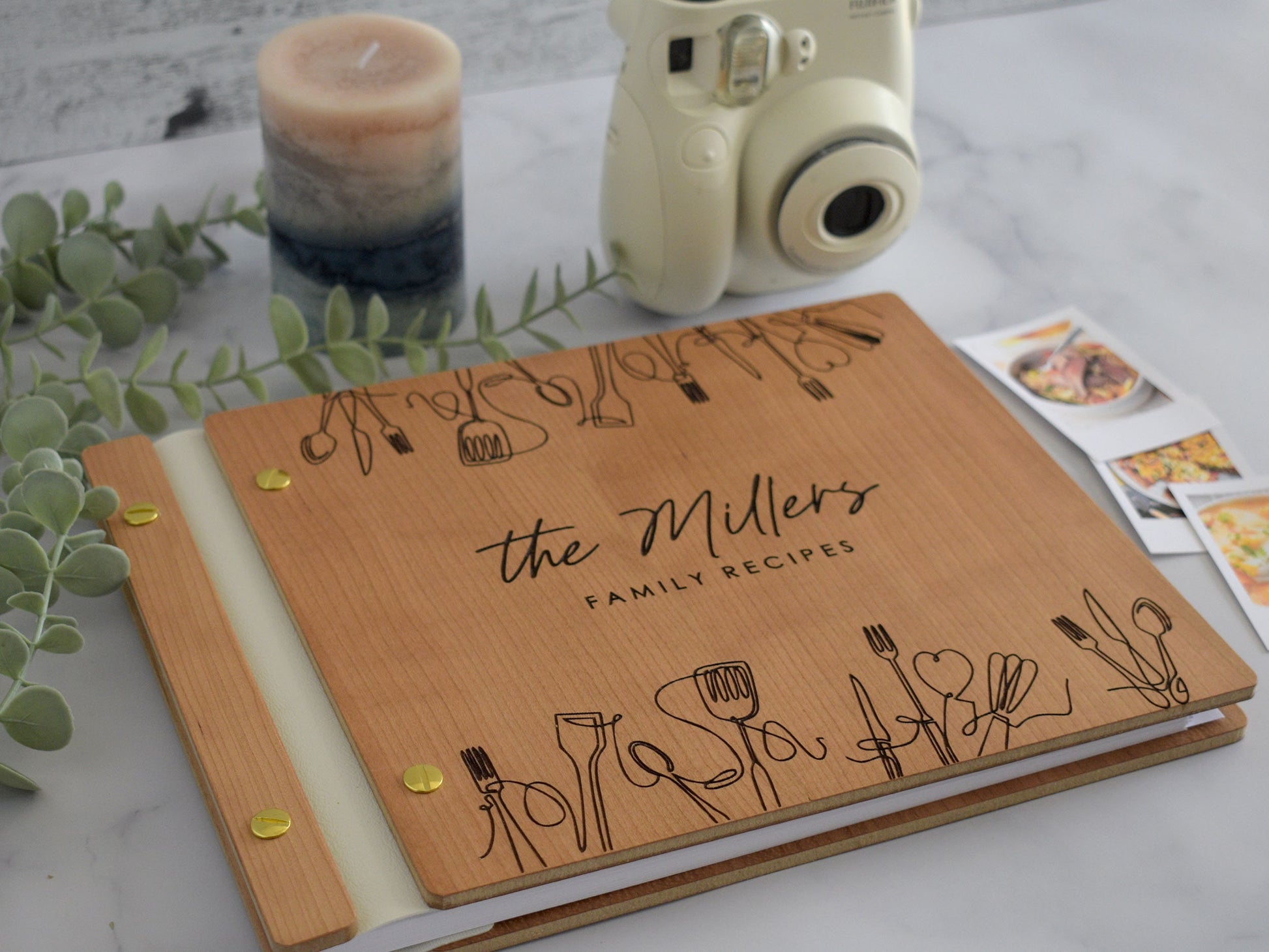 Recipe Book. Gift for her. Bridal shower gift.