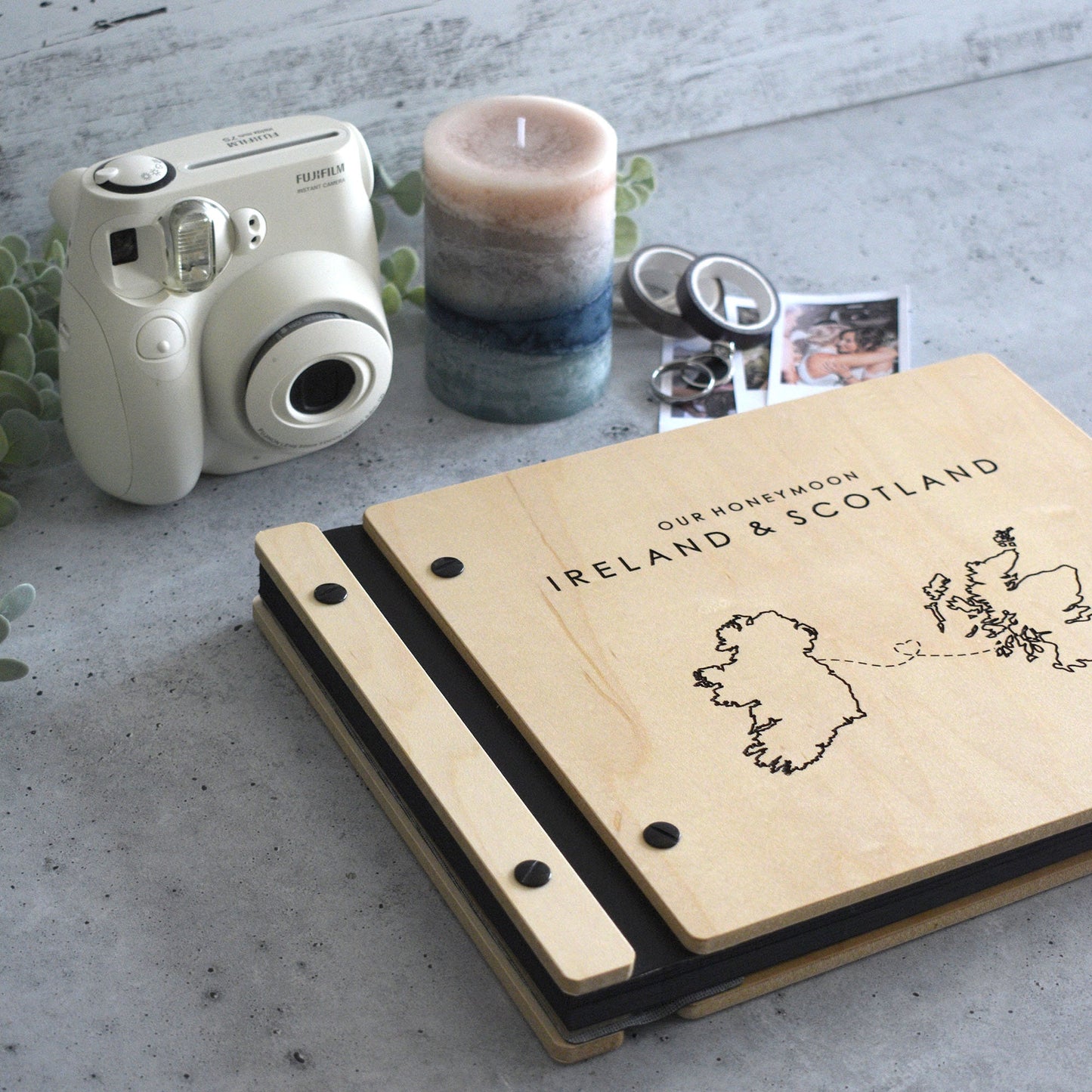 Honeymoon Travel Journal Mini Photo Album