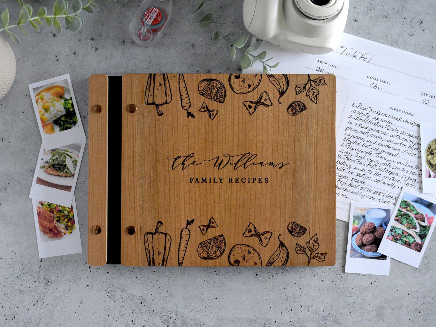 Recipe Book Binder, Bridal Shower Gift for Her, Personalized Gifts for Mom, Custom Cookbook, Birthday Gift For Mom, Mother, Family Cook book