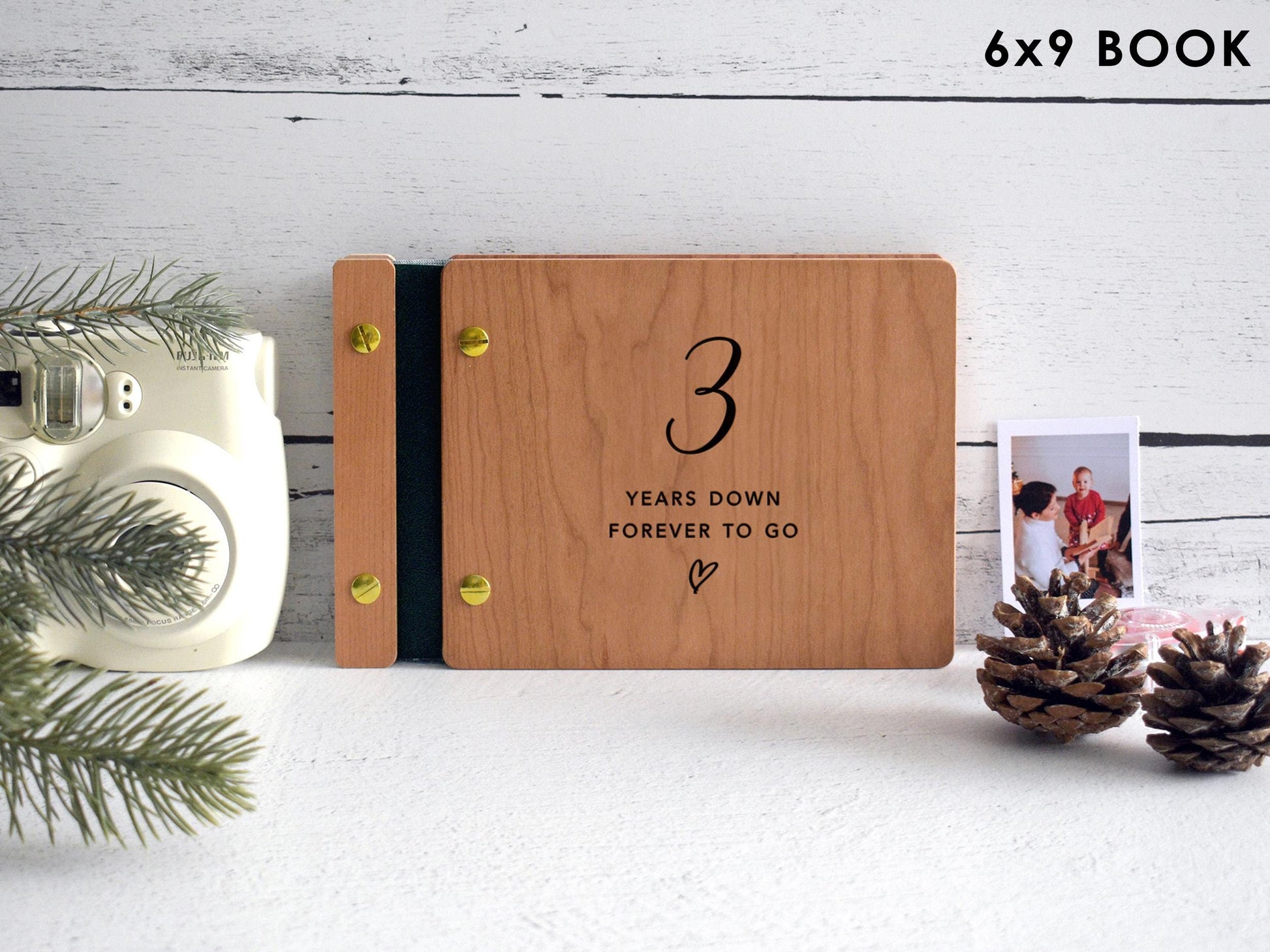 Anniversary Couples Gifts, 3 Years Anniversary Gifts for him, 3rd Anniversary Scrapbook Gift for her, Personalized Gifts for boyfriend
