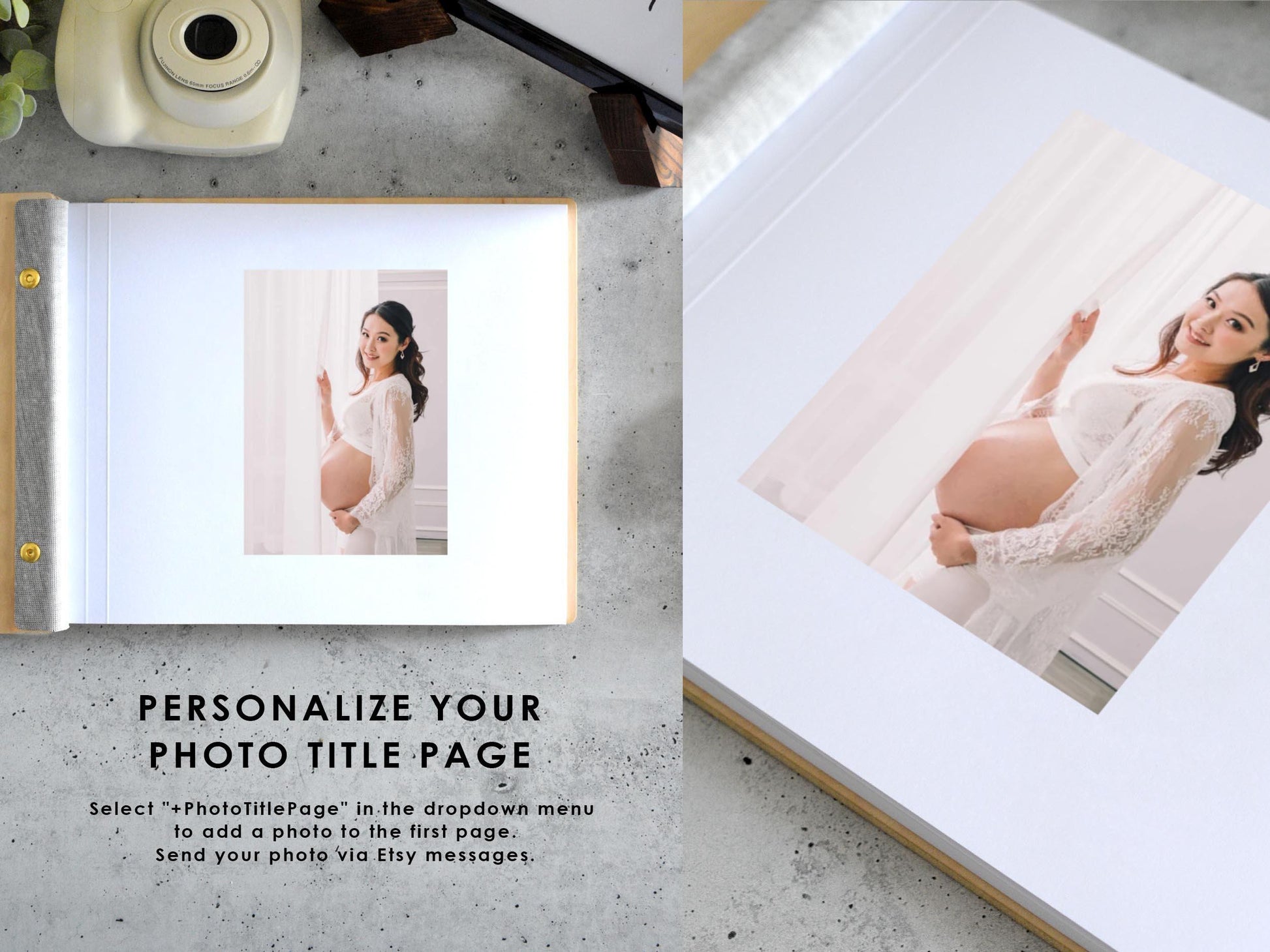 Polaroid Baby Shower Guest Book, Baby Shower Gift, Baby Shower Book, Baby Shower Photo Album, Baby Shower Guest Book Alternative