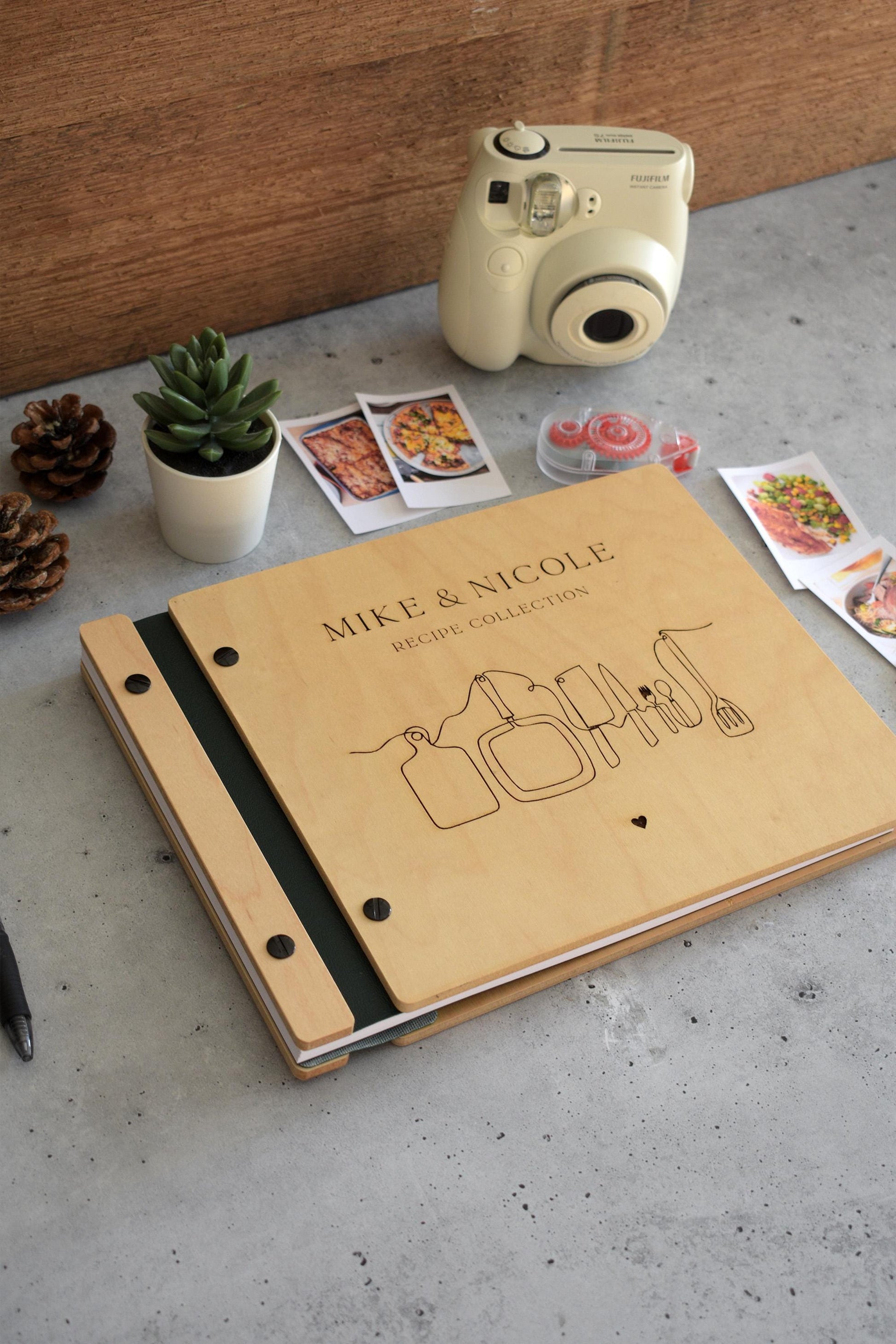 Personalized Recipe Book Binder, Christmas Gift for Mom, Custom Cookbook, Birthday Gift For Mom, Mother, Family Cookbook, Gifts for Her