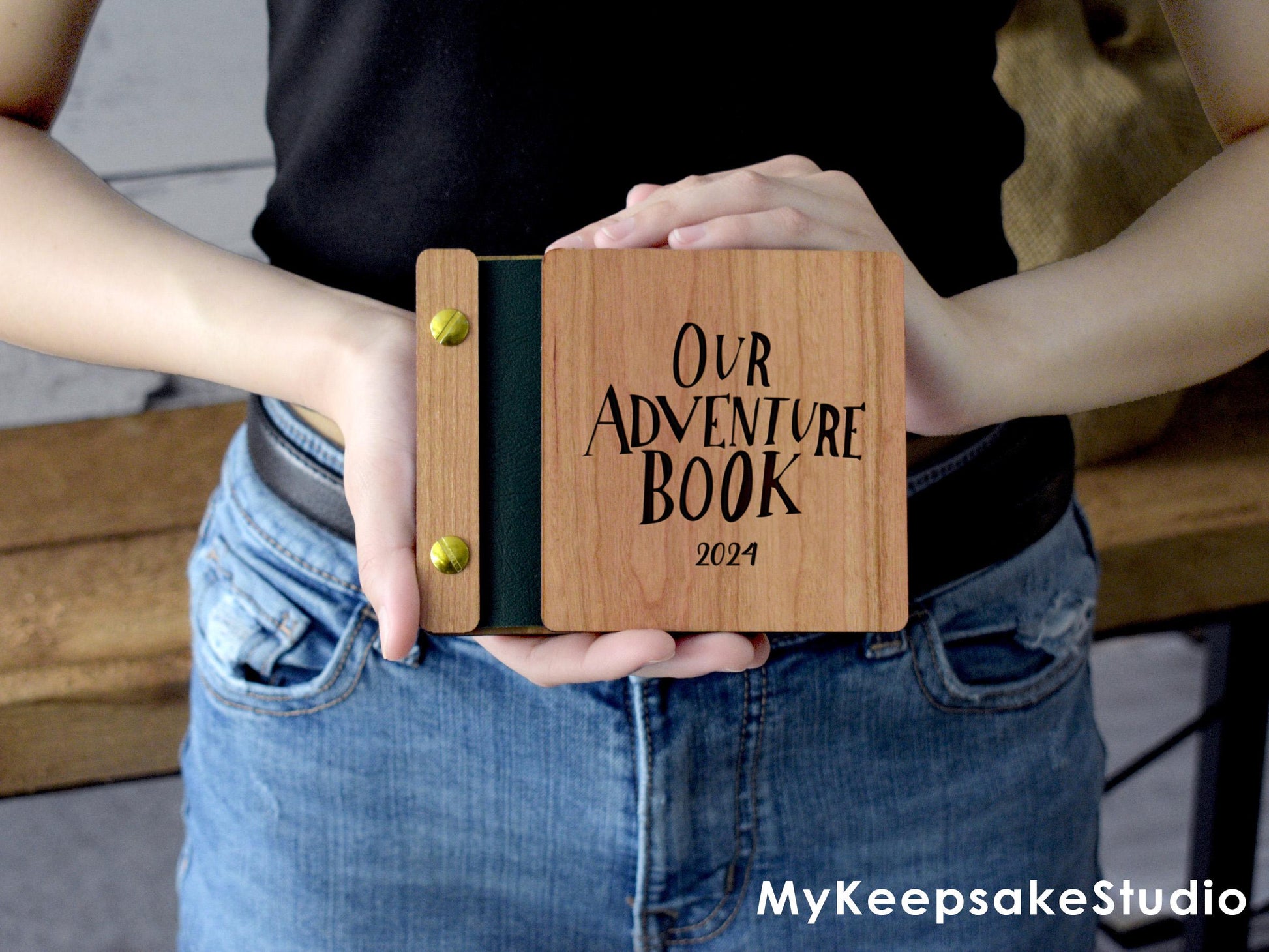 Our Adventures Book Scrapbook Album Travel Scrapbook Gifts for him Personalized Gifts for boyfriend Adventure Photo Album Gift for her