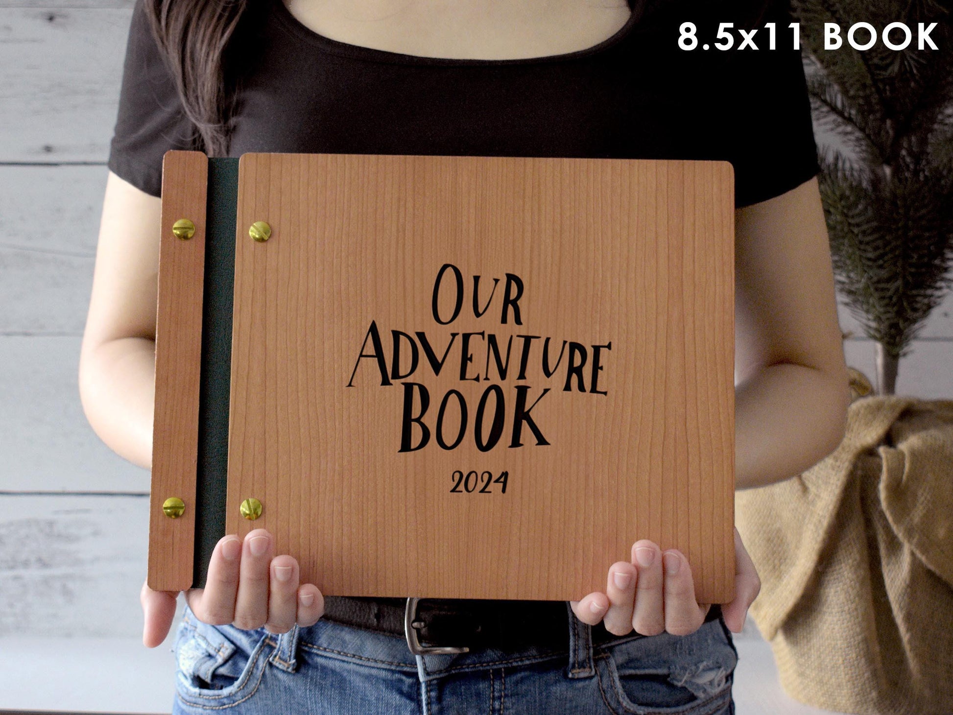 Our Adventures Book Scrapbook Album Travel Scrapbook Gifts for him Personalized Gifts for boyfriend Adventure Photo Album Gift for her