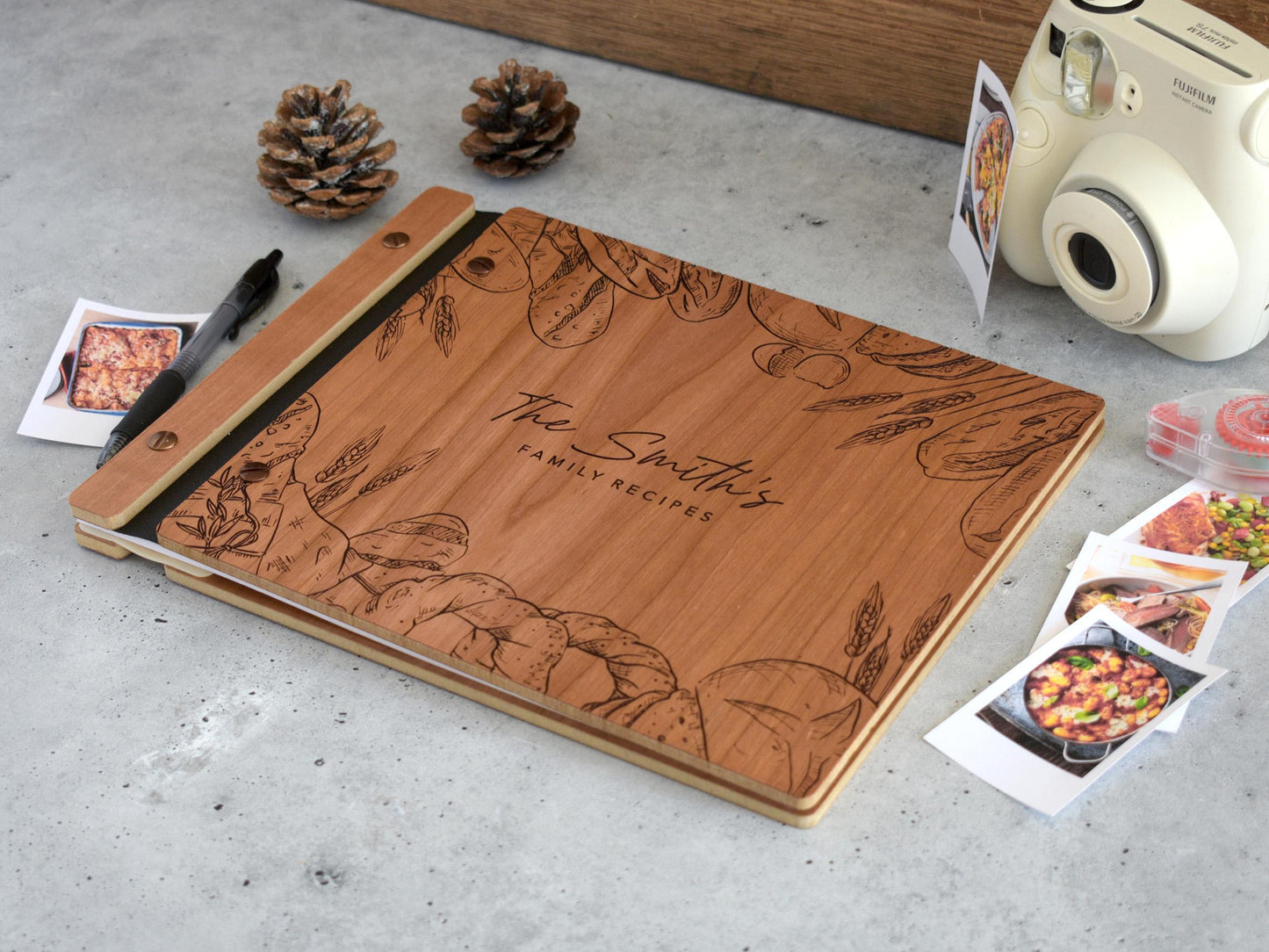 Personalized Recipe Book Binder, Gifts for Mom, Custom Cookbook, Birthday Gift For Mom, Mother Gift, Family Recipe Book Baking Gifts for Her